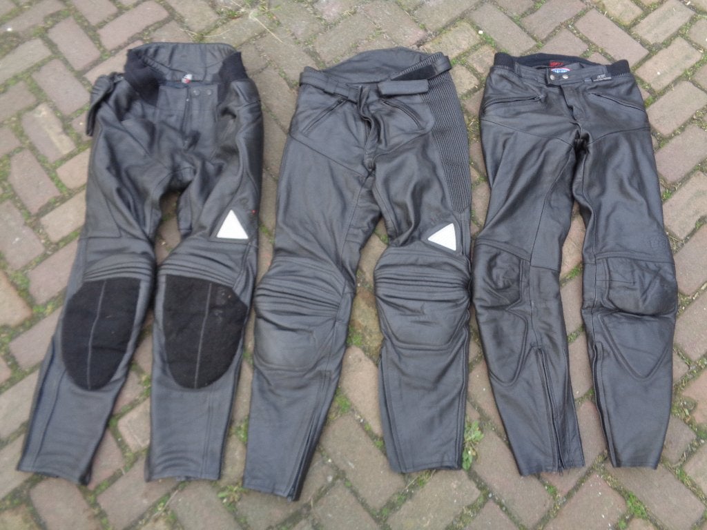 Zwart leren motorbroek maat 48 MQP, Motoren, Kleding | Motorkleding, Broek | leer, Heren, MQP, Ophalen of Verzenden