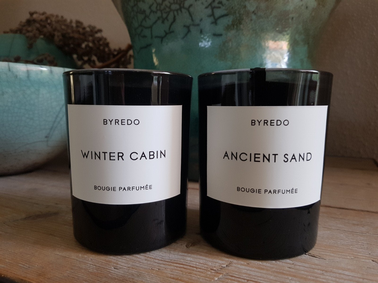 Byredo kaars Winter Cabin/ Ancient Sand 240 gram, Ophalen of Verzenden, Kaars
