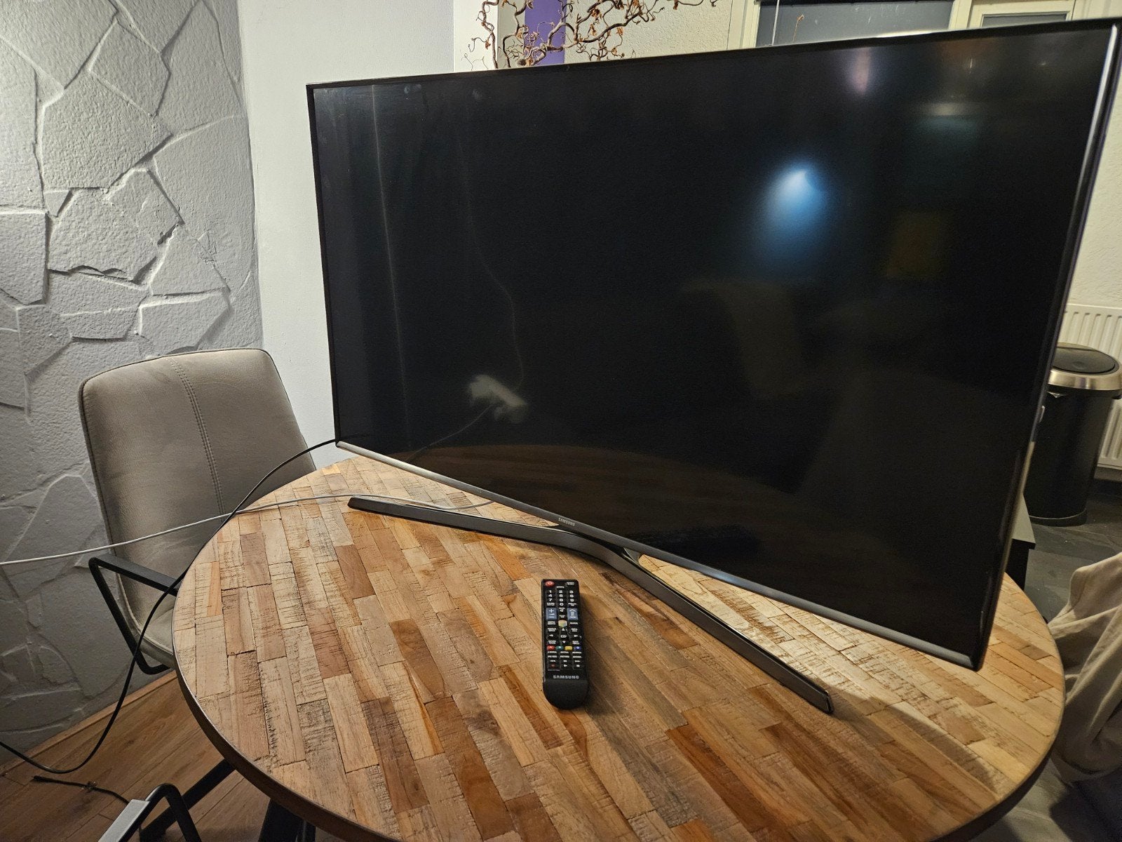 te koop 43 inch smart tv samsung, Ophalen, Gebruikt, 50 Hz, LCD