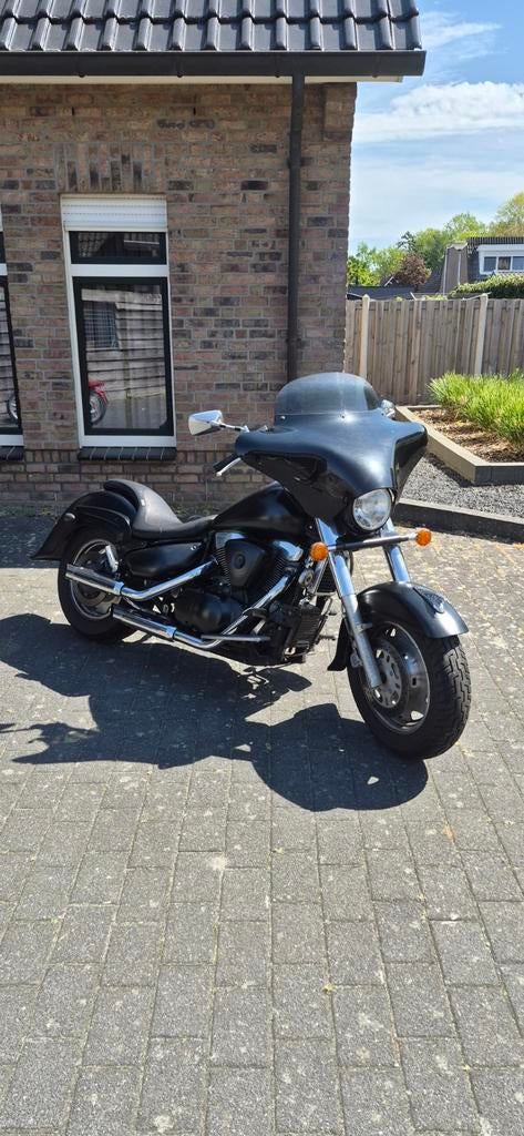 Suzuki Intruder 1500cc Chopper - Zwart, Goede Staat, Motoren, Motoren | Overige merken, 2 cilinders, Chopper, Gebruikt, 1500 cc