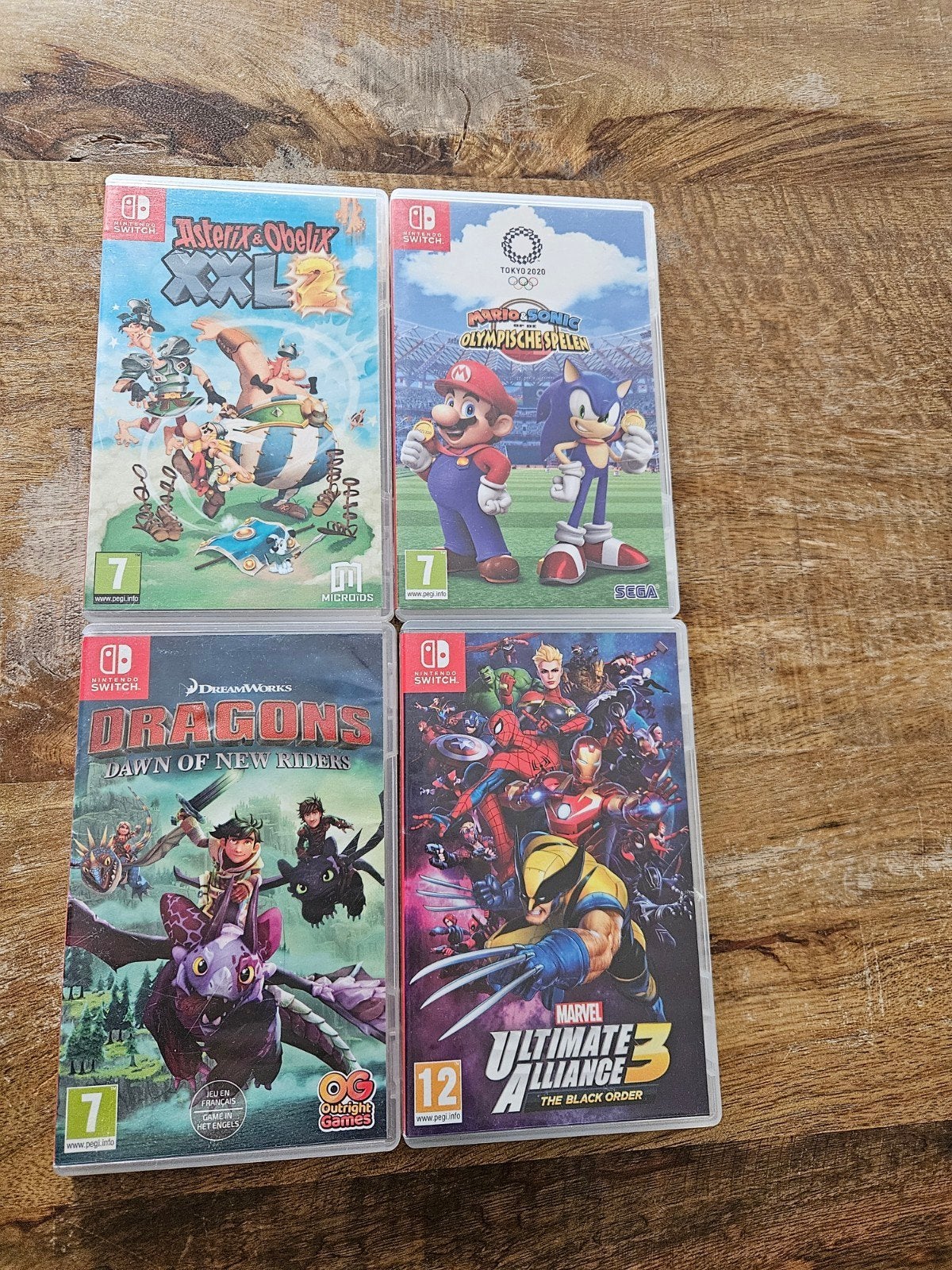 Nintendo Switch Games: 4 stuks (o.a. Mario & Sonic), Ophalen of Verzenden