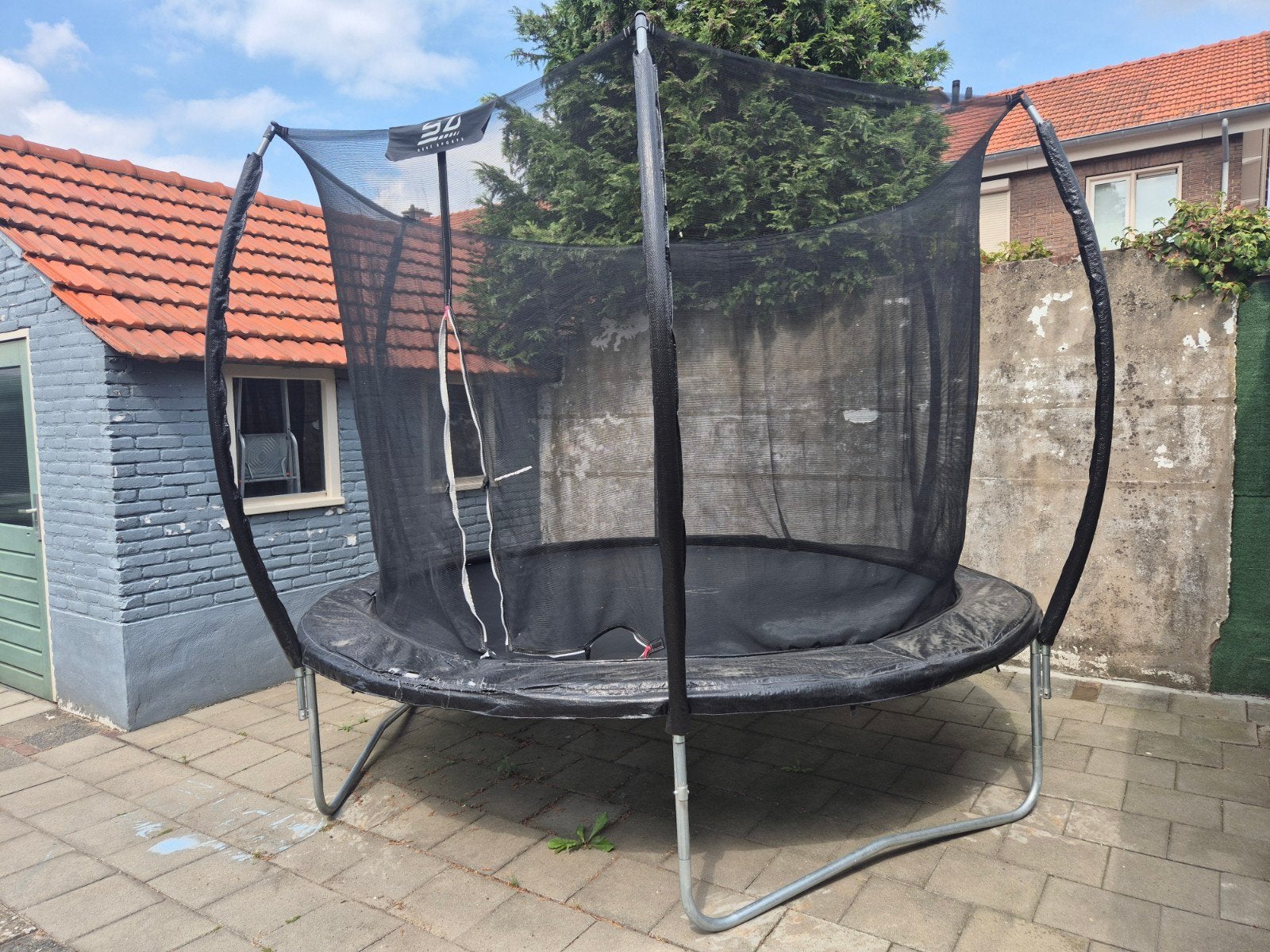 Trampoline doorsnee 305 cm + veiligheid net, Kinderen en Baby's, Speelgoed | Buiten | Trampolines, Ophalen, Gebruikt