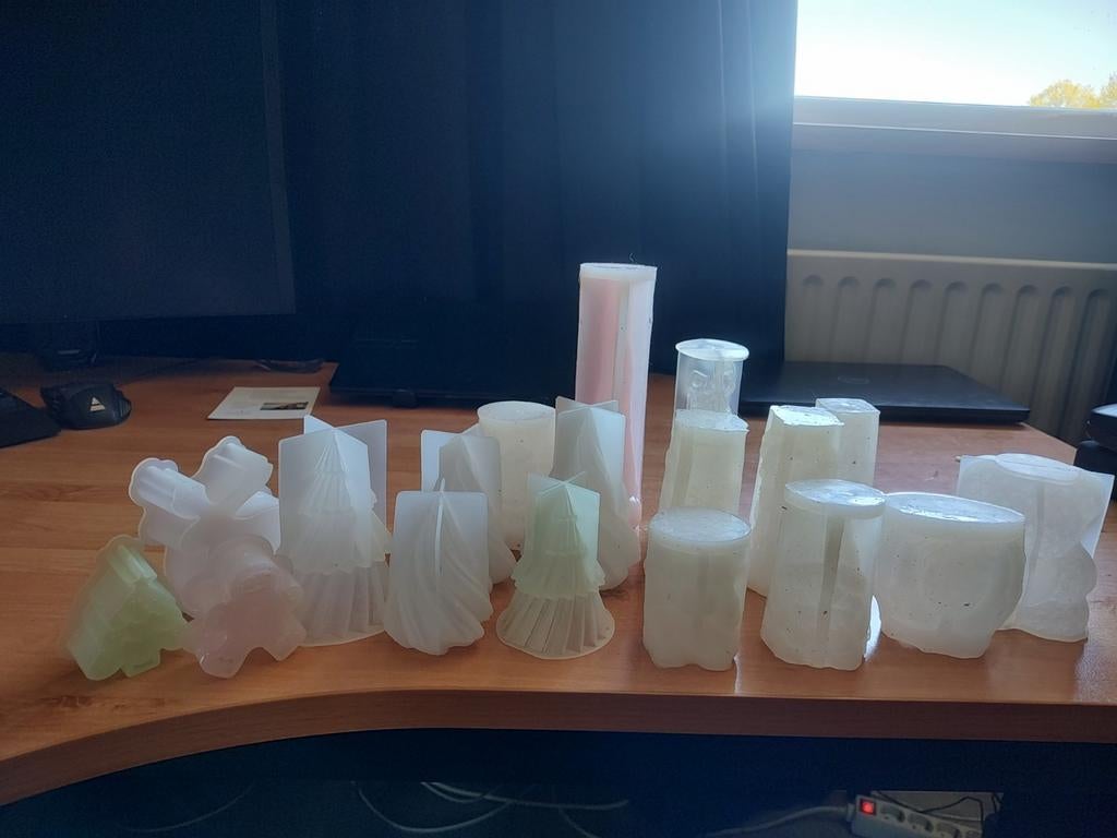 (starters) pakket kaarsen maken en decoratief gips gieten, Ophalen