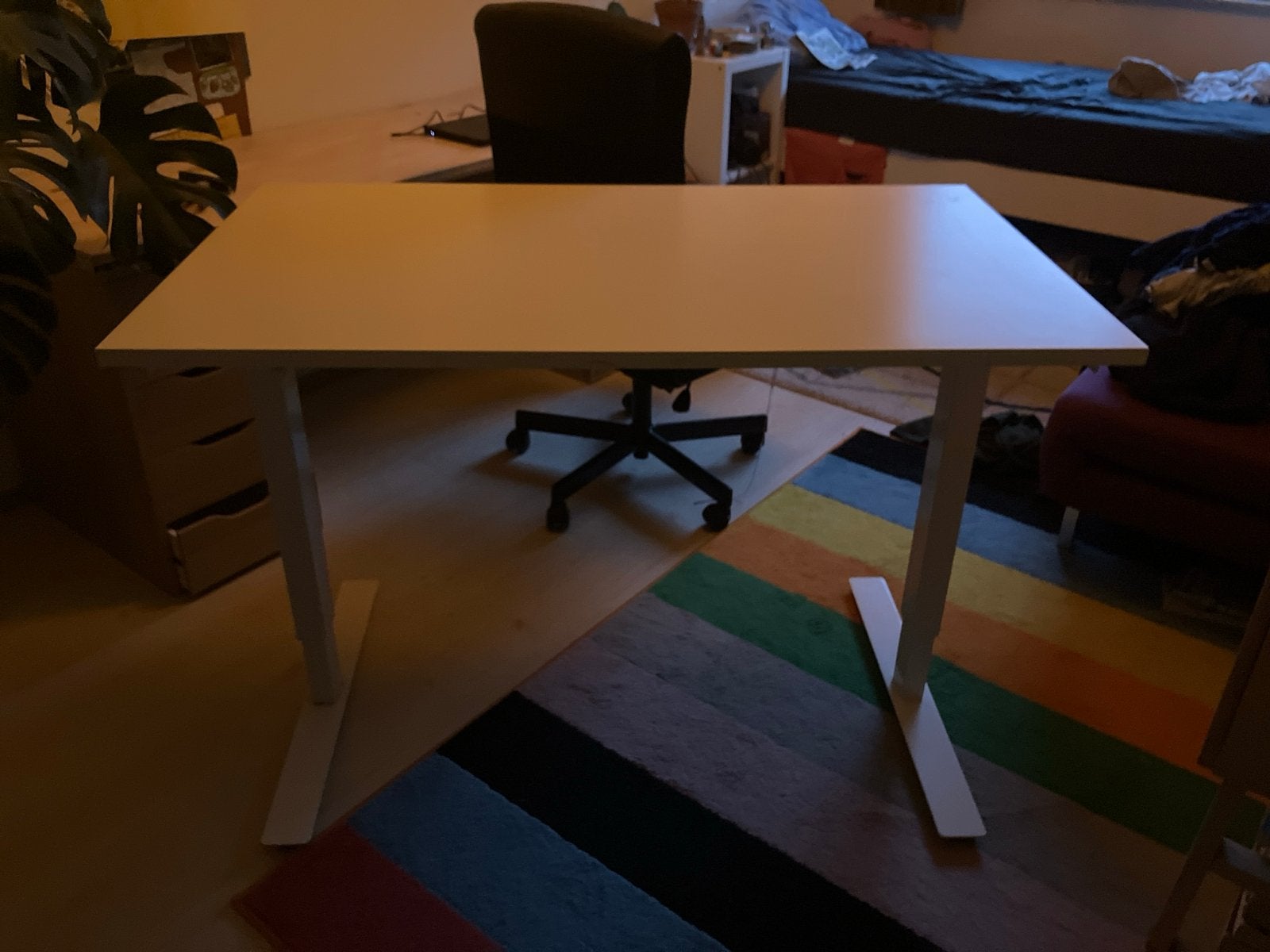 IKEA Zit-sta bureau 120x70, Huis en Inrichting, Bureaus, Ophalen, Zit-sta bureau, Gebruikt, 120 cm