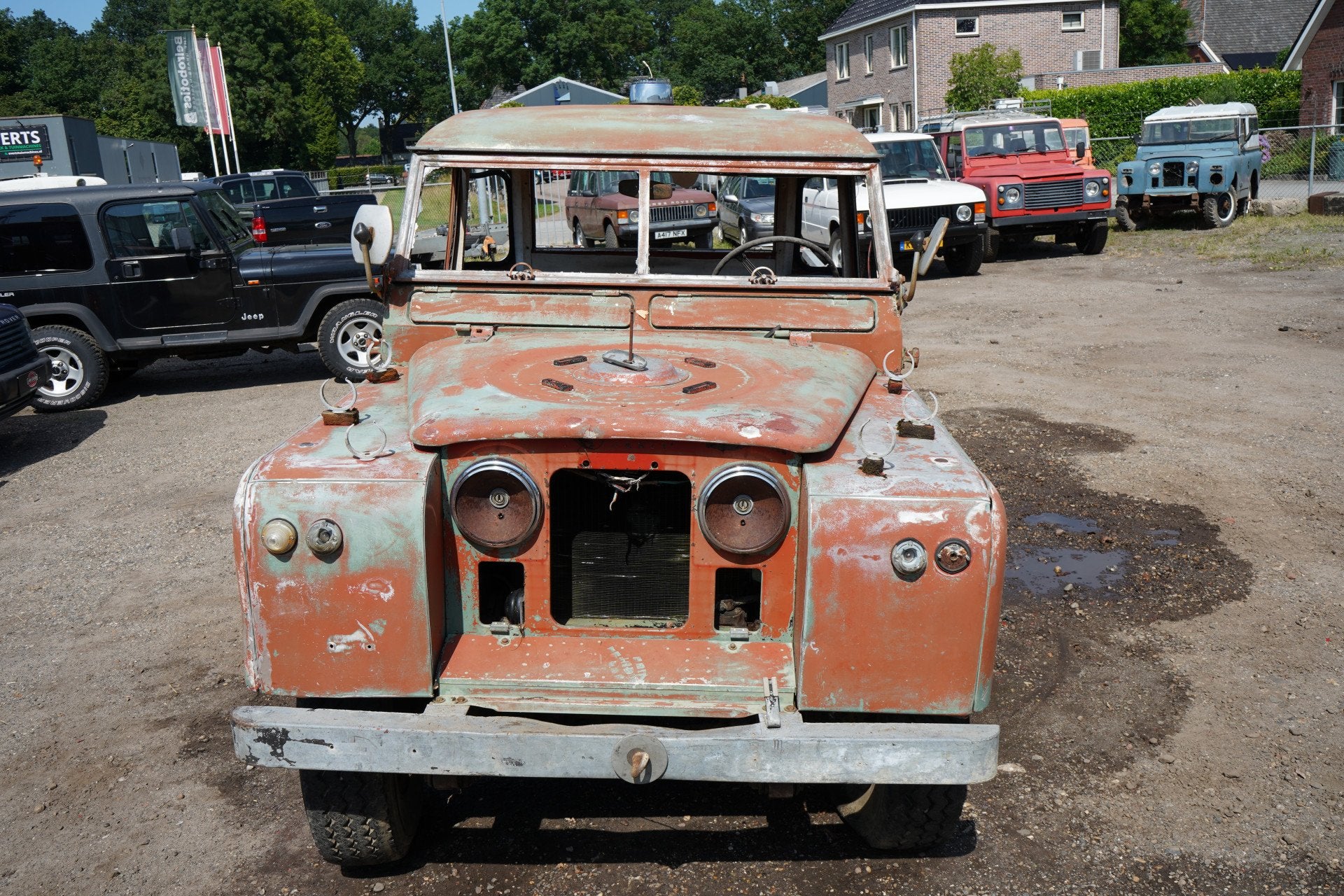 Land Rover 109 serie 2a (bj 1962), Auto's, Oldtimers, Land Rover, Bedrijf, Handgeschakeld, SUV of Terreinwagen