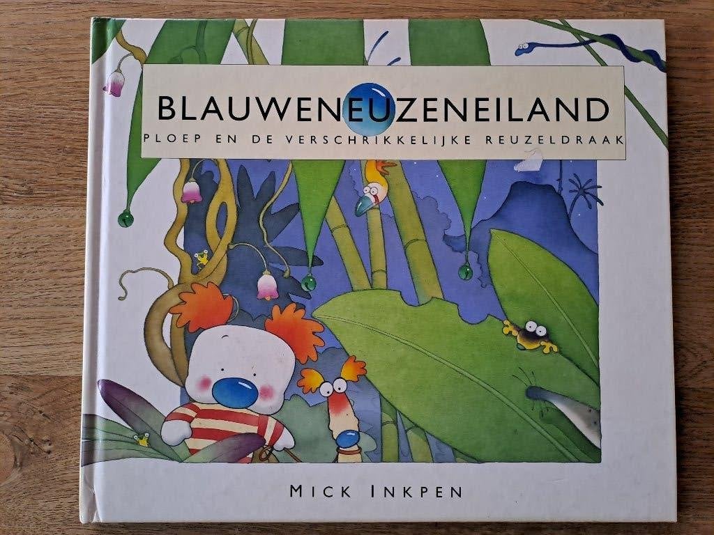PLOEP DE VERSCHRIKKELIJKE REUZELDRAAK. BLAUWE NEUZENEILAND., Boeken, Gelezen, Mike Inkpen, Fictie algemeen, Jongen of Meisje