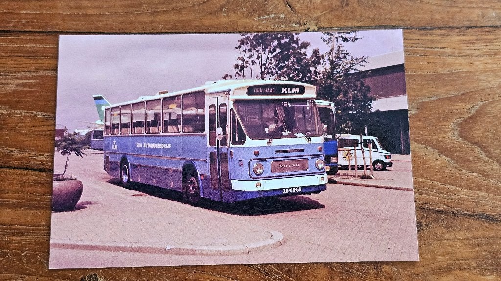 Foto BUS KLM ABB Schiphol 3075, Verzamelen, Verzenden, Gebruikt, Bus of Metro, Overige typen