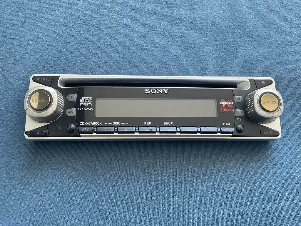 Frontje Sony CDX-CA600X, Auto diversen, Autoradio's, Ophalen of Verzenden, Zo goed als nieuw