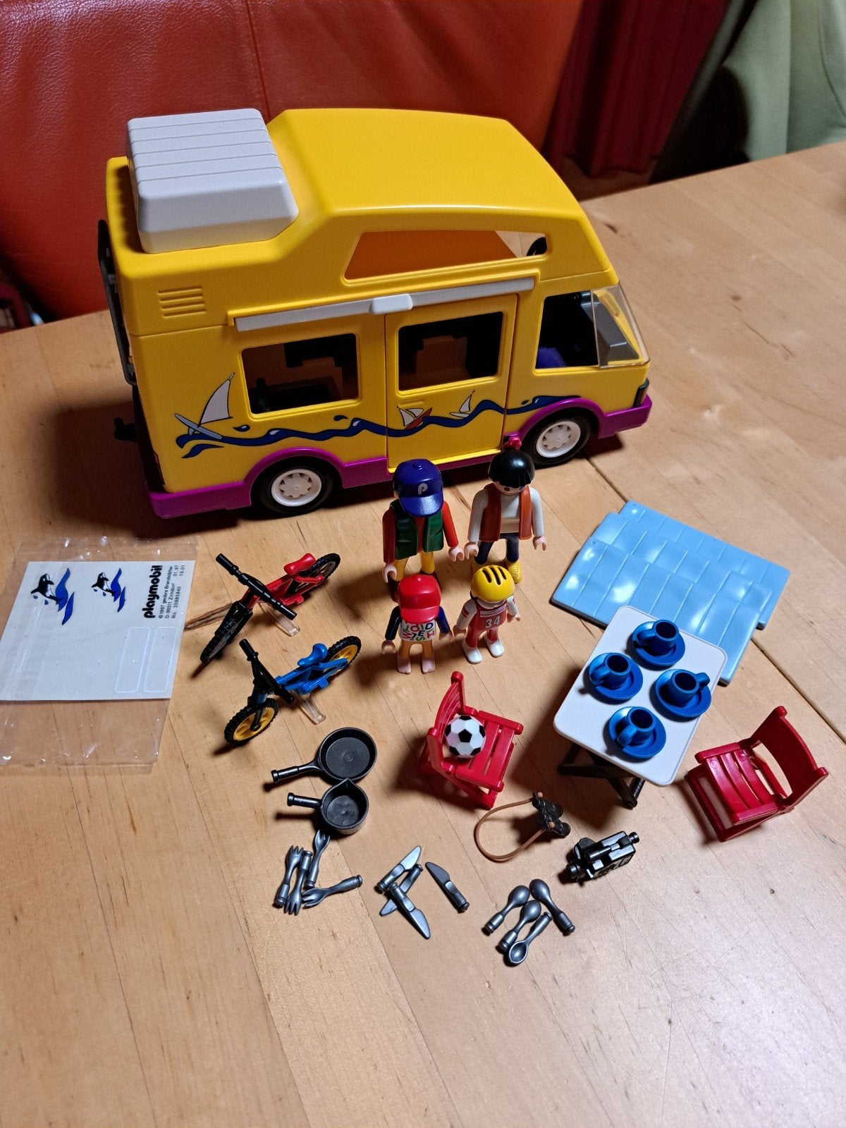 Playmobil camper, Ophalen of Verzenden, Zo goed als nieuw