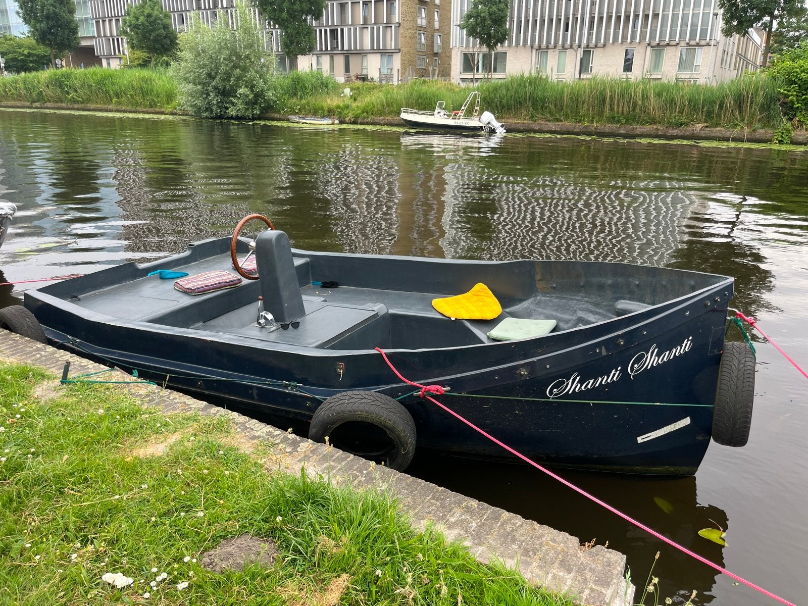Mooie polyester sloep 'Shanti Shanti', Watersport en Boten, Motorboten en Motorjachten, Ophalen, Gebruikt, Afdekzeil, Geen motor