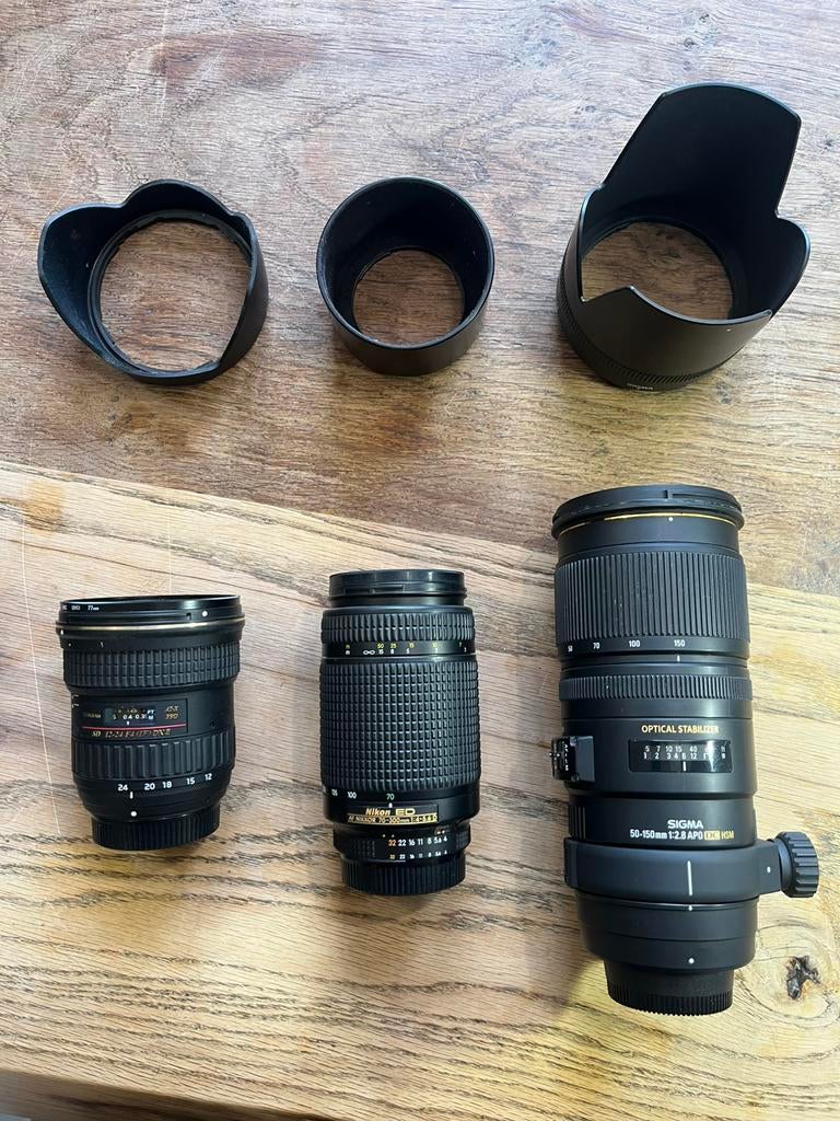 Verschillende Nikon vatting objectieven, Ophalen of Verzenden, Zo goed als nieuw, Telelens, Zoom