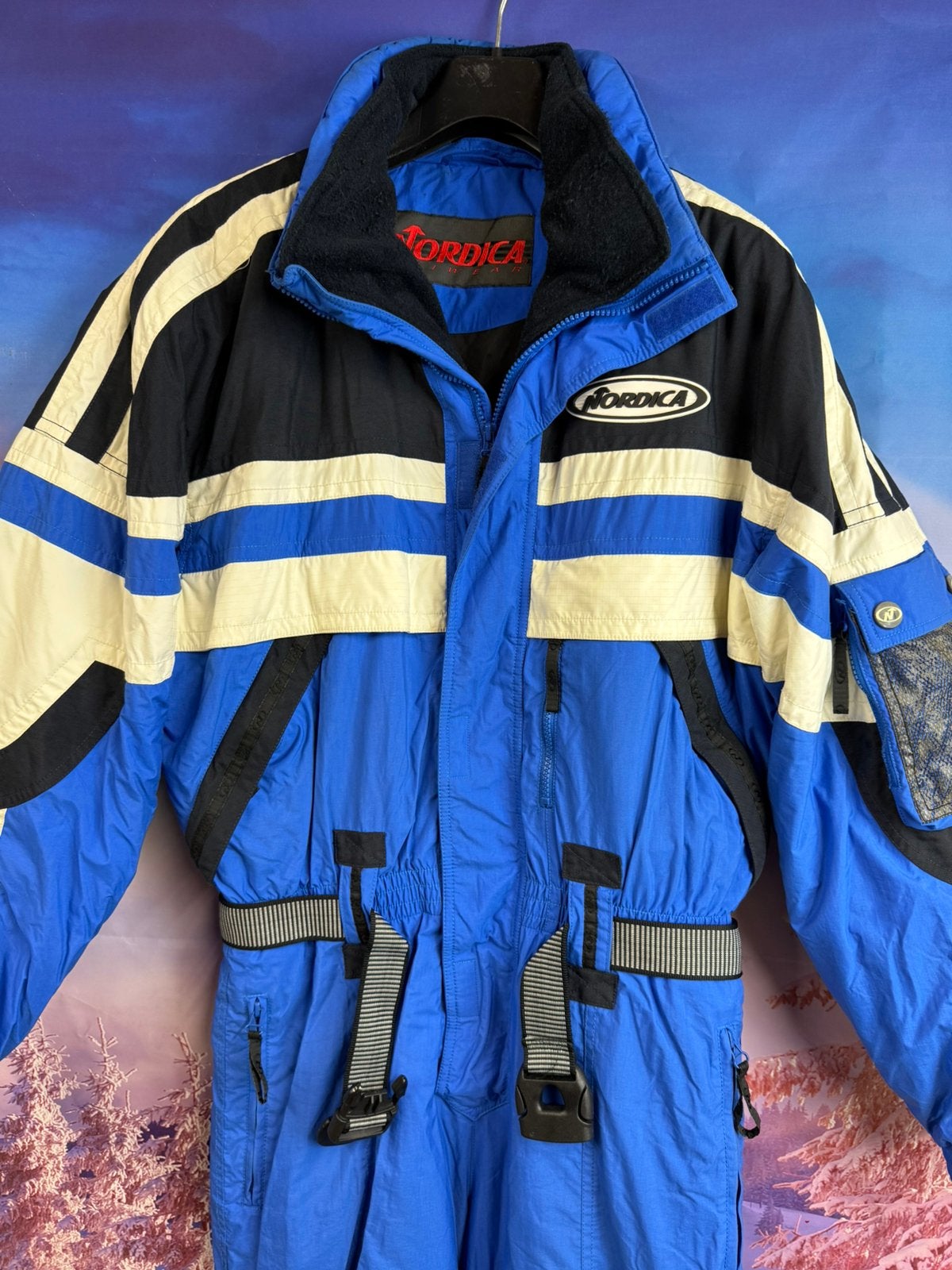 Vintage Fout Skipak van Nordica maat 50 / M, Kleding | Heren, Ophalen of Verzenden, Zo goed als nieuw, Maat 48/50 (M), Pak