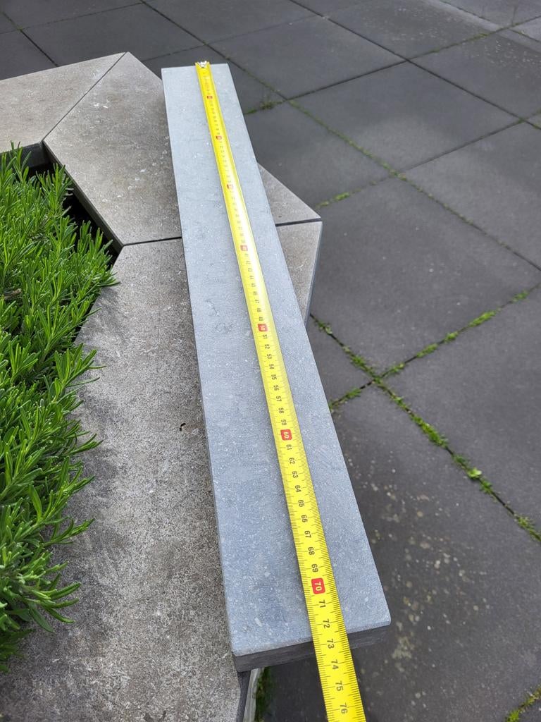 Nieuwe Belgische hardsteen dorpel onbehandeld, Ophalen of Verzenden, Nieuw, Natuursteen, Overige typen