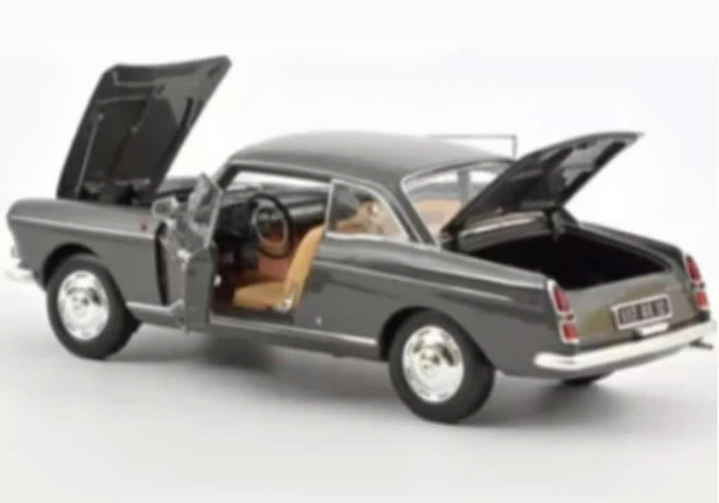 Peugeot 404 Coupe 1967 Grafiet Grijs 1/18 NOREV ref. 184834, Verzenden, Nieuw, Auto, Norev