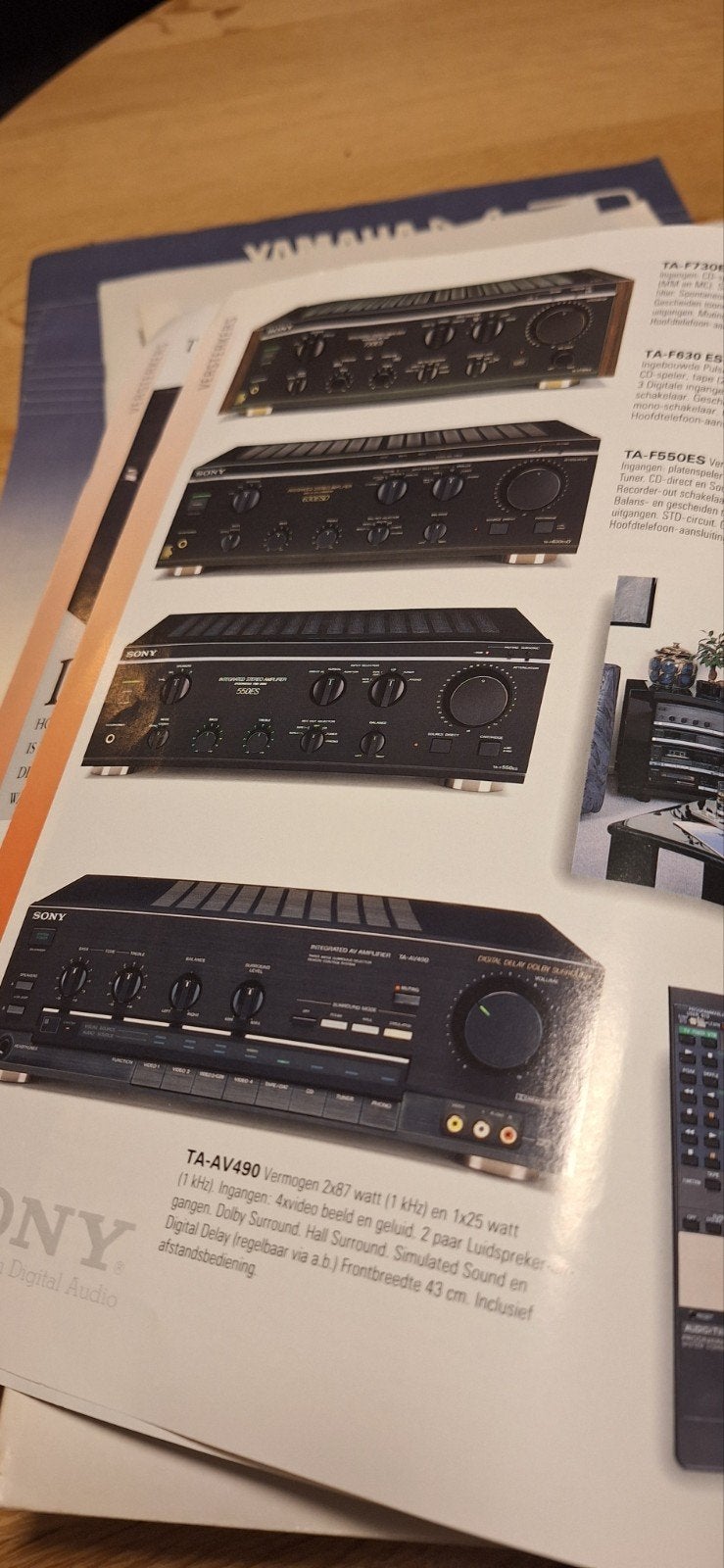 High-end audio boekjes: Sony ES, Sonus Faber, Marantz Rogers, Ophalen