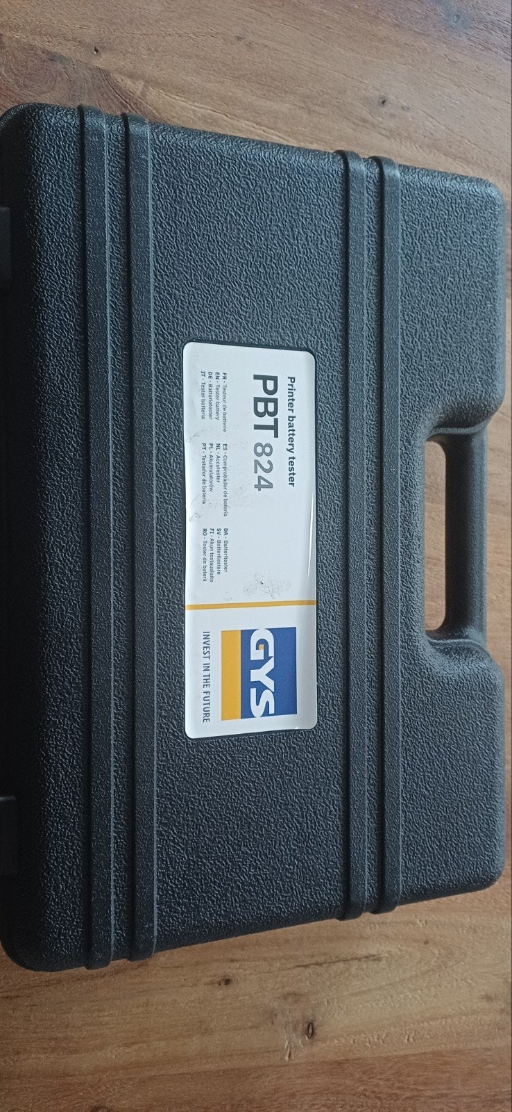 GYS PBT 824 Accutester met Printer, Ophalen