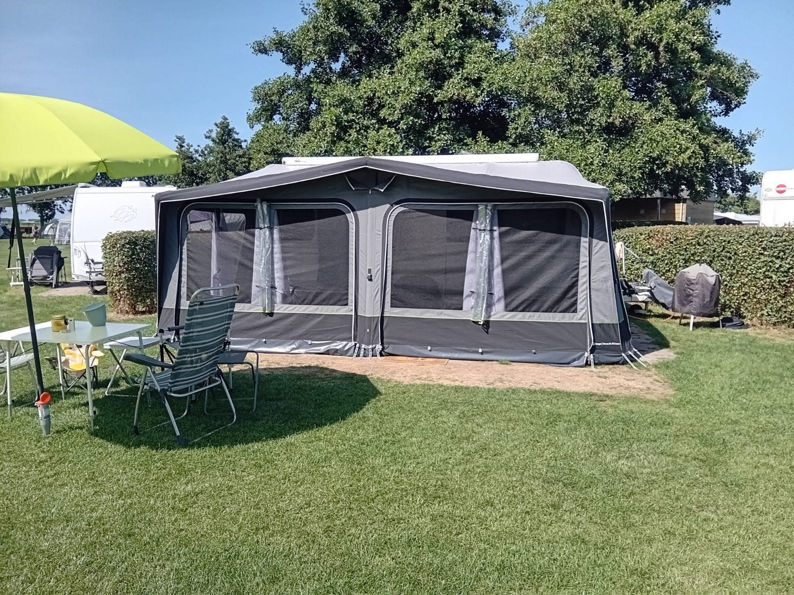 Voortent Berger Vicenza air all season, Ophalen