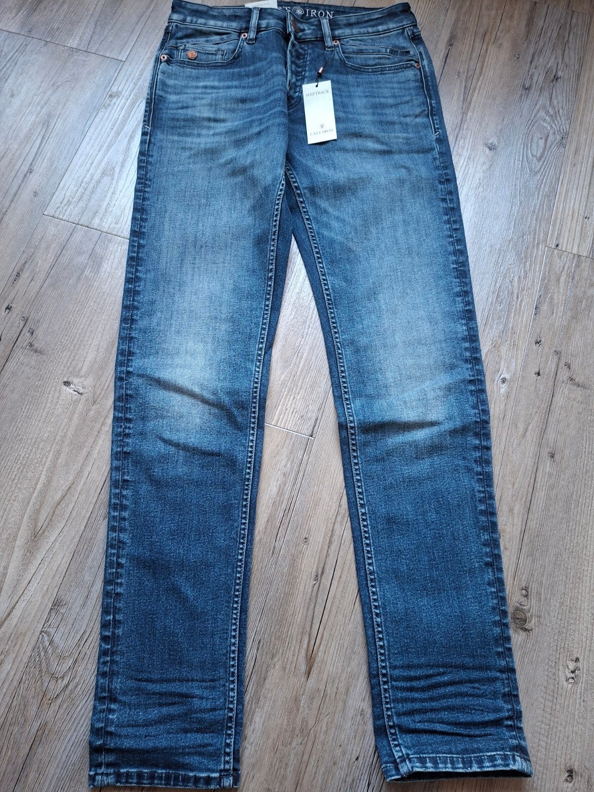 CAST IRON Shiftback tapered fit jeans W31 L34, Blauw, Nieuw, W32 (confectie 46) of kleiner, Ophalen of Verzenden