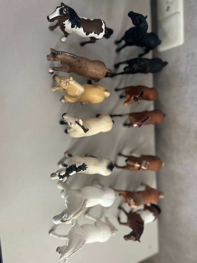 Grote collectie Schleich paarden te koop, Ophalen of Verzenden, Gebruikt, Jongen of Meisje