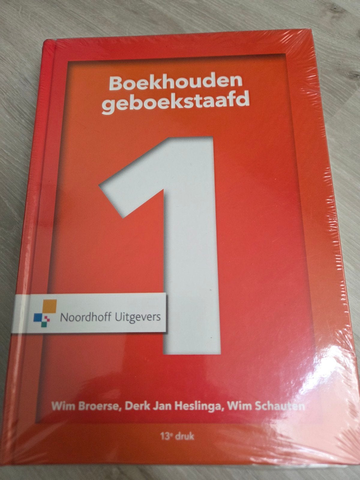 Boekhouden Geboekstaafd 1 - Nieuw in plastic, Ophalen of Verzenden, Nieuw, Wim Broerse, Derk Jan Heslinga, Wim Schouten