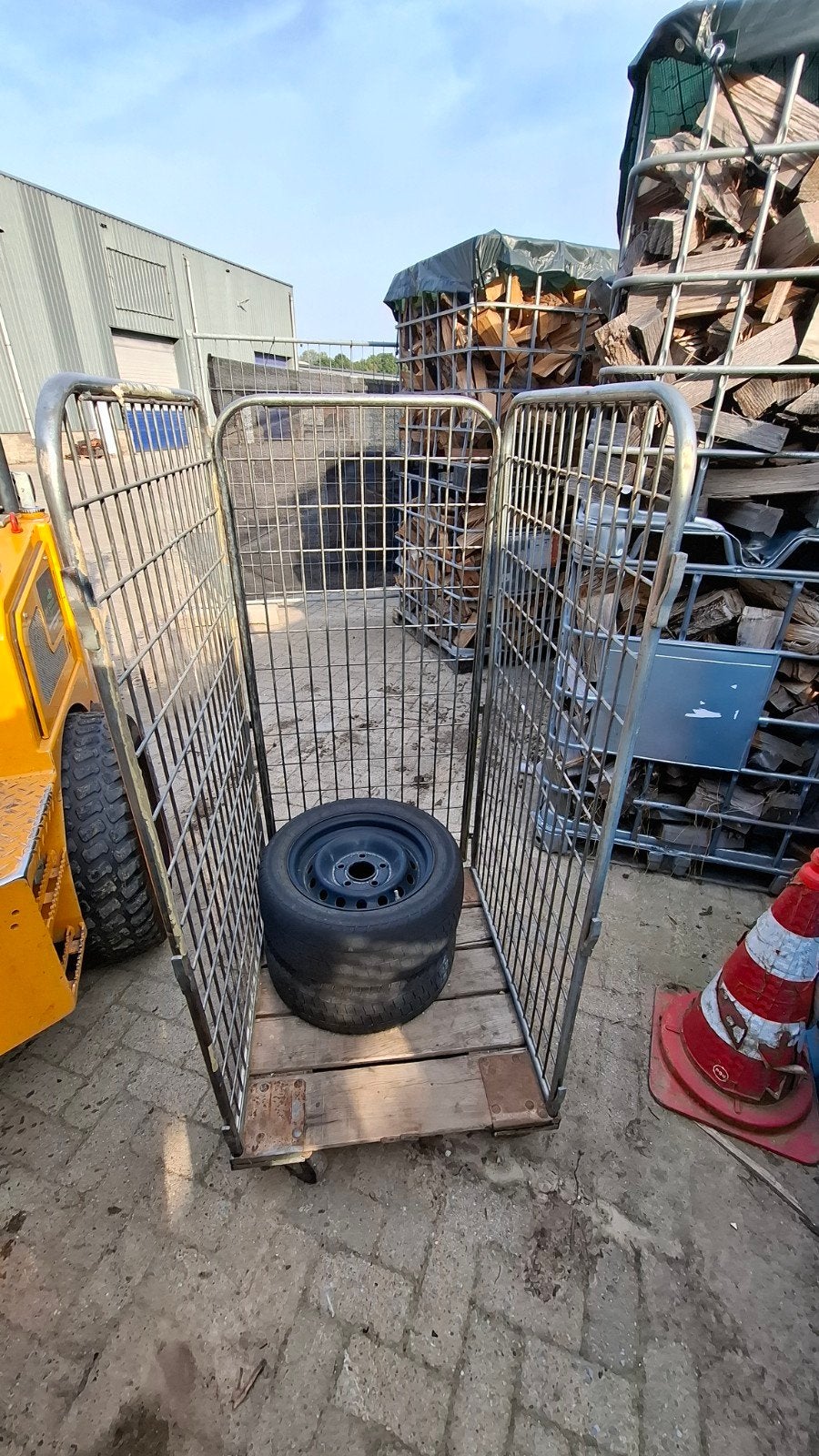 gebruikte winkelkar, 100 liter of meer, Ophalen of Verzenden, Gebruikt, Transportkar
