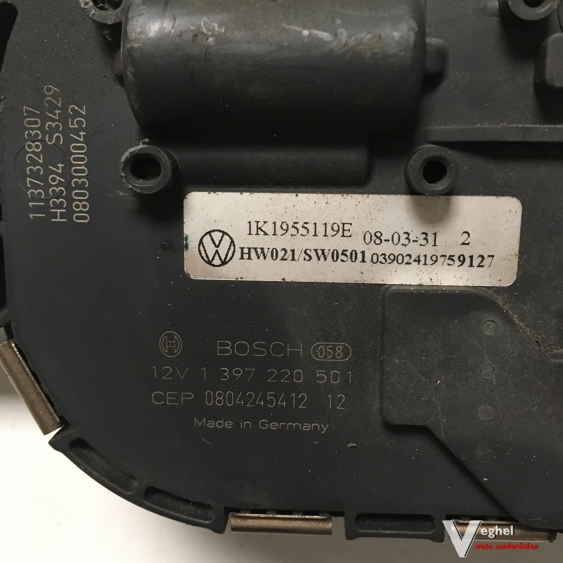 Vw Golf 5 1.6B 2005 5drs 2600001   Ruitenwissermotor met mec, Gebruikt, -, -, Ophalen of Verzenden