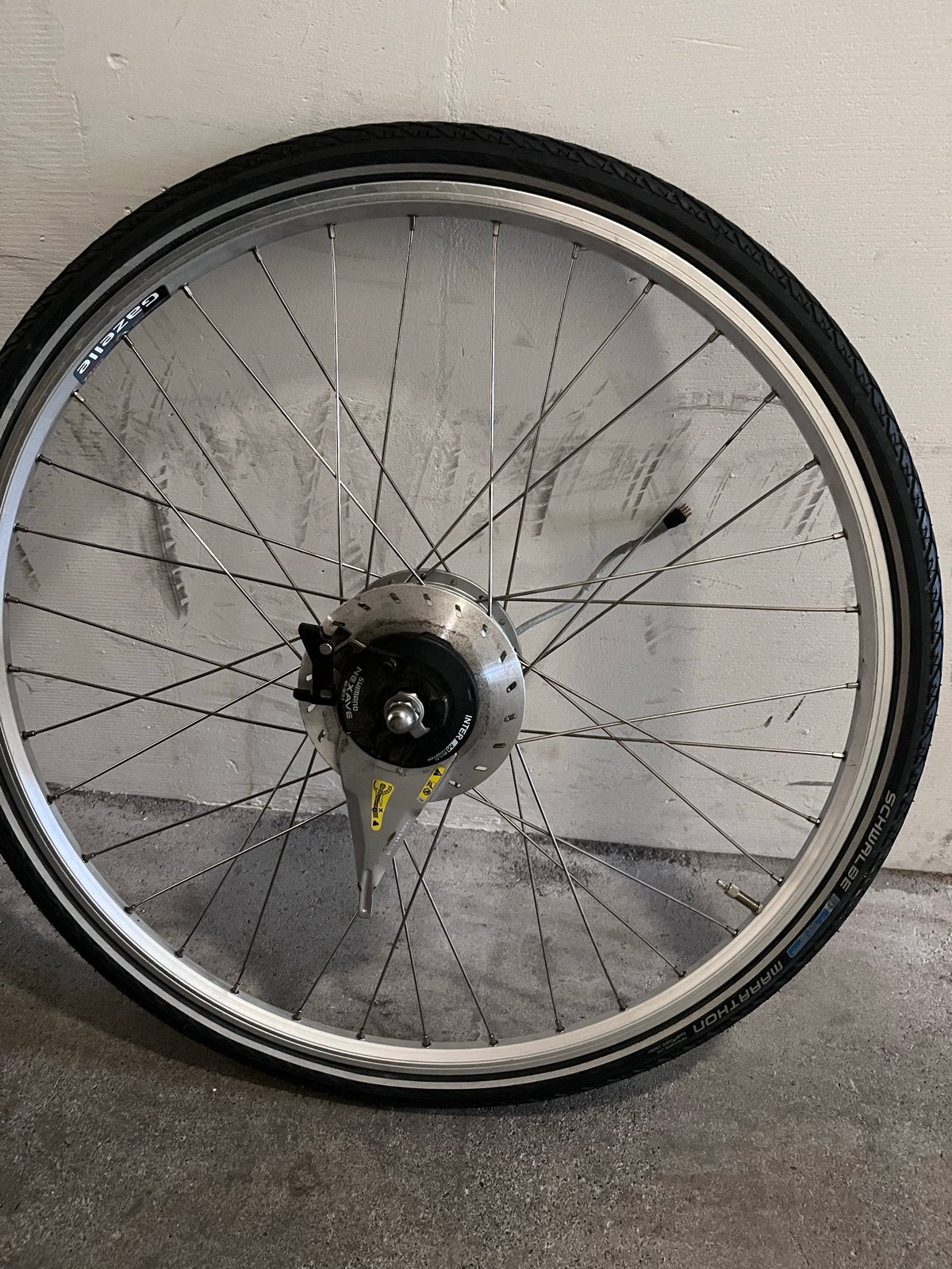 Gazelle voorwiel motor voor elektrische fiets, Elektrische fiets, Gebruikt, Ophalen of Verzenden, Motor