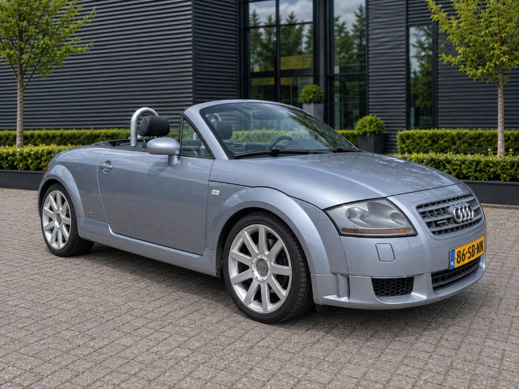 Audi TT Roadster 1.8T 225 pk quattro S line | hardtop | 18”, Auto's, Dealer onderhouden, Zwart, 4 cilinders, Handgeschakeld