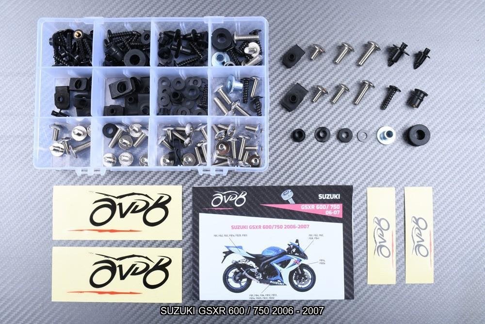 Kuip bouten set voor SUZUKI GSXR 600 / 750 2006 2007, Ophalen of Verzenden, Nieuw