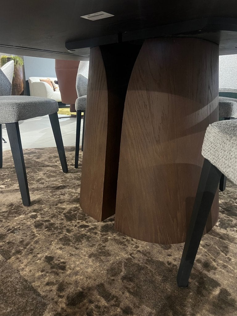 Mobitec Blossom eettafel | E42 noten look mat, Huis en Inrichting, Marketing@mobitec.be, Mobitec, 100 tot 150 cm, Eikenhout
