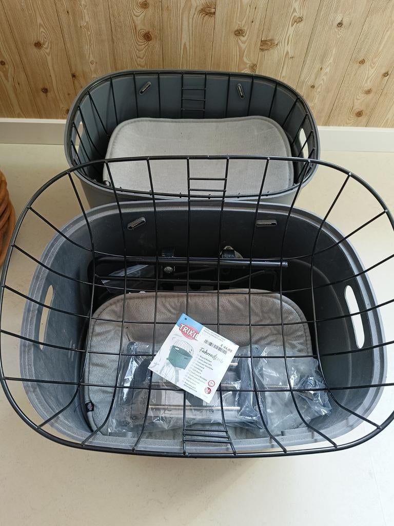Honden mand voor fiets, Ophalen
