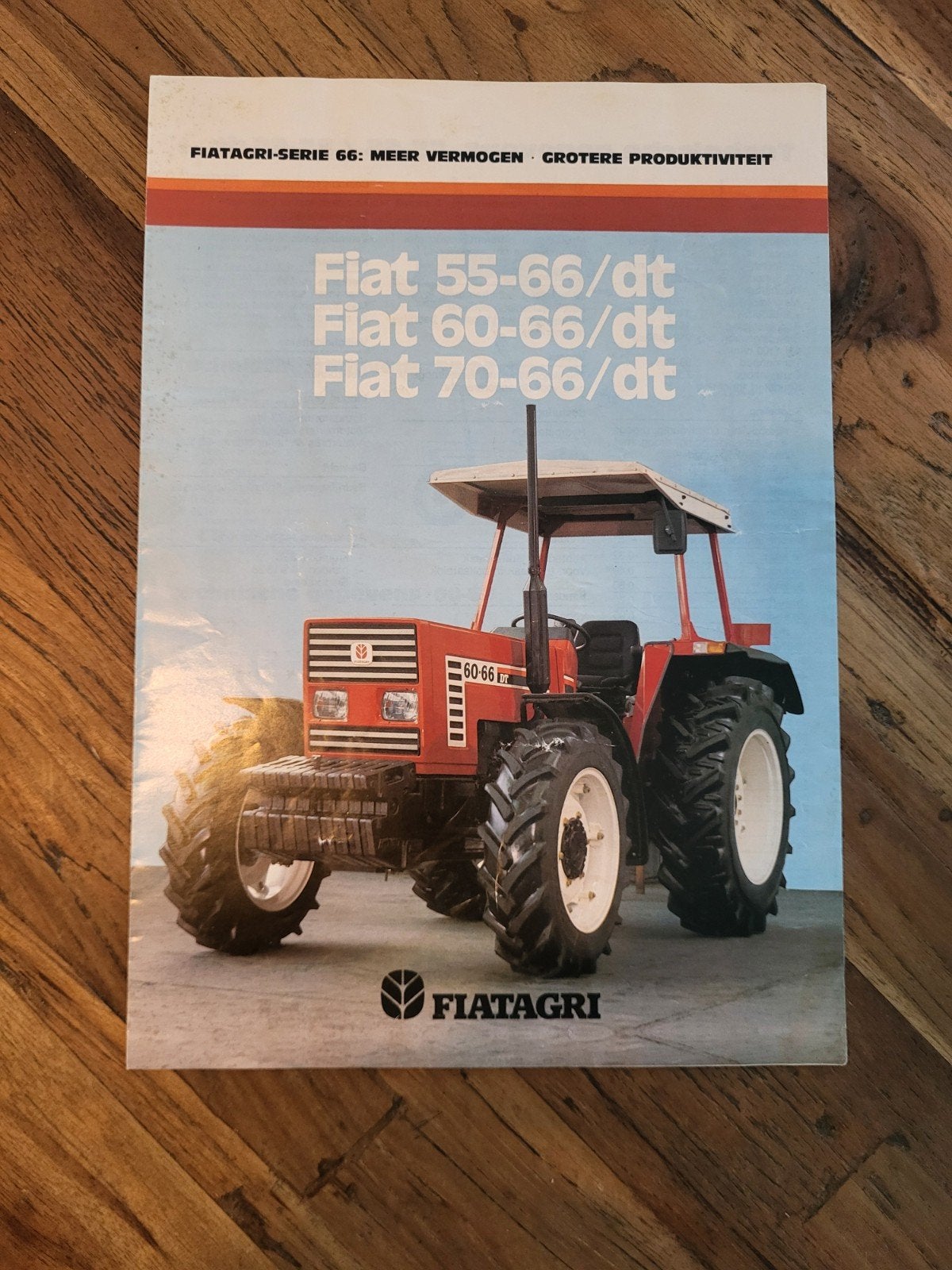 tractor folder Fiatagri 55-66 DT 60-66 DT 70-66 DT, Ophalen of Verzenden, Zo goed als nieuw