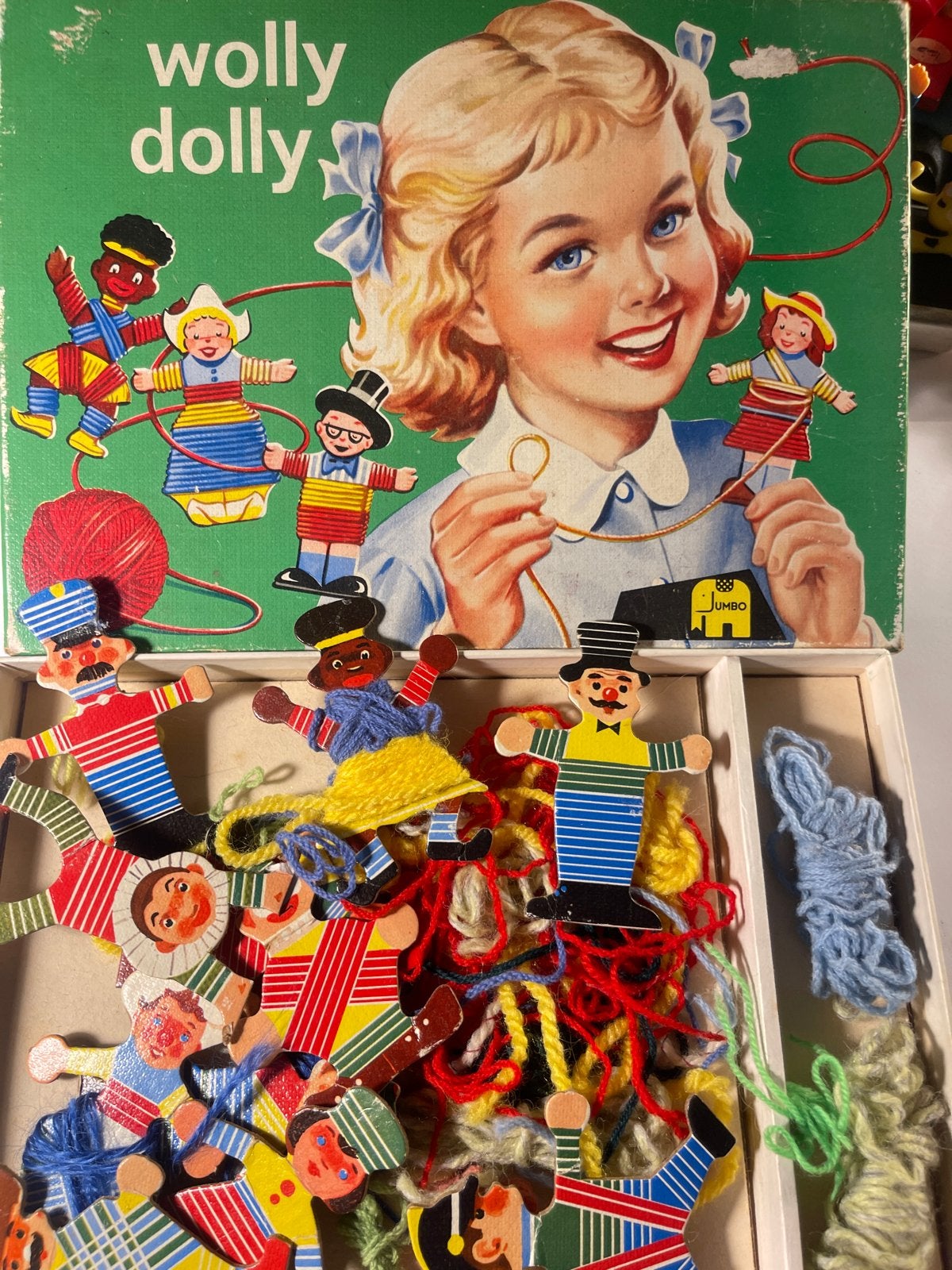 Vintage Jumbo Wolly Dolly Knutselset jaren 60, Verzenden, Gebruikt, Knutselen