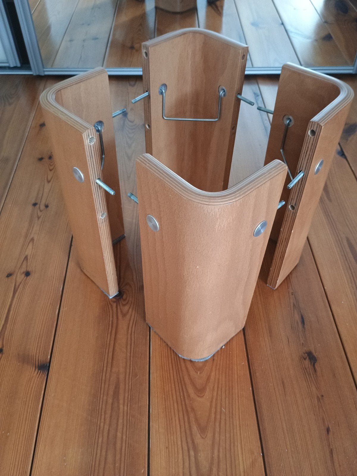 Auping Auronde bed onderdelen poten laag, Huis en Inrichting, Ophalen, Gebruikt, Zwart, Tweepersoons