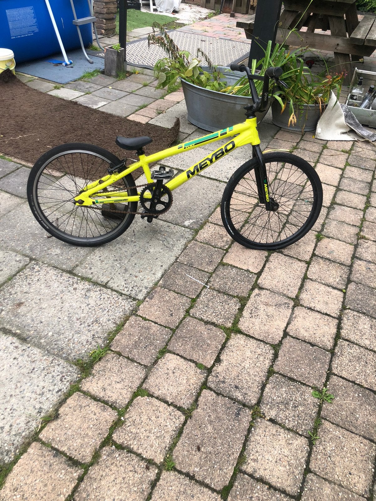 Bmx, Fietsen en Brommers, Fietsen | Crossfietsen en BMX, Ophalen, Gebruikt, Staal, Velgrem