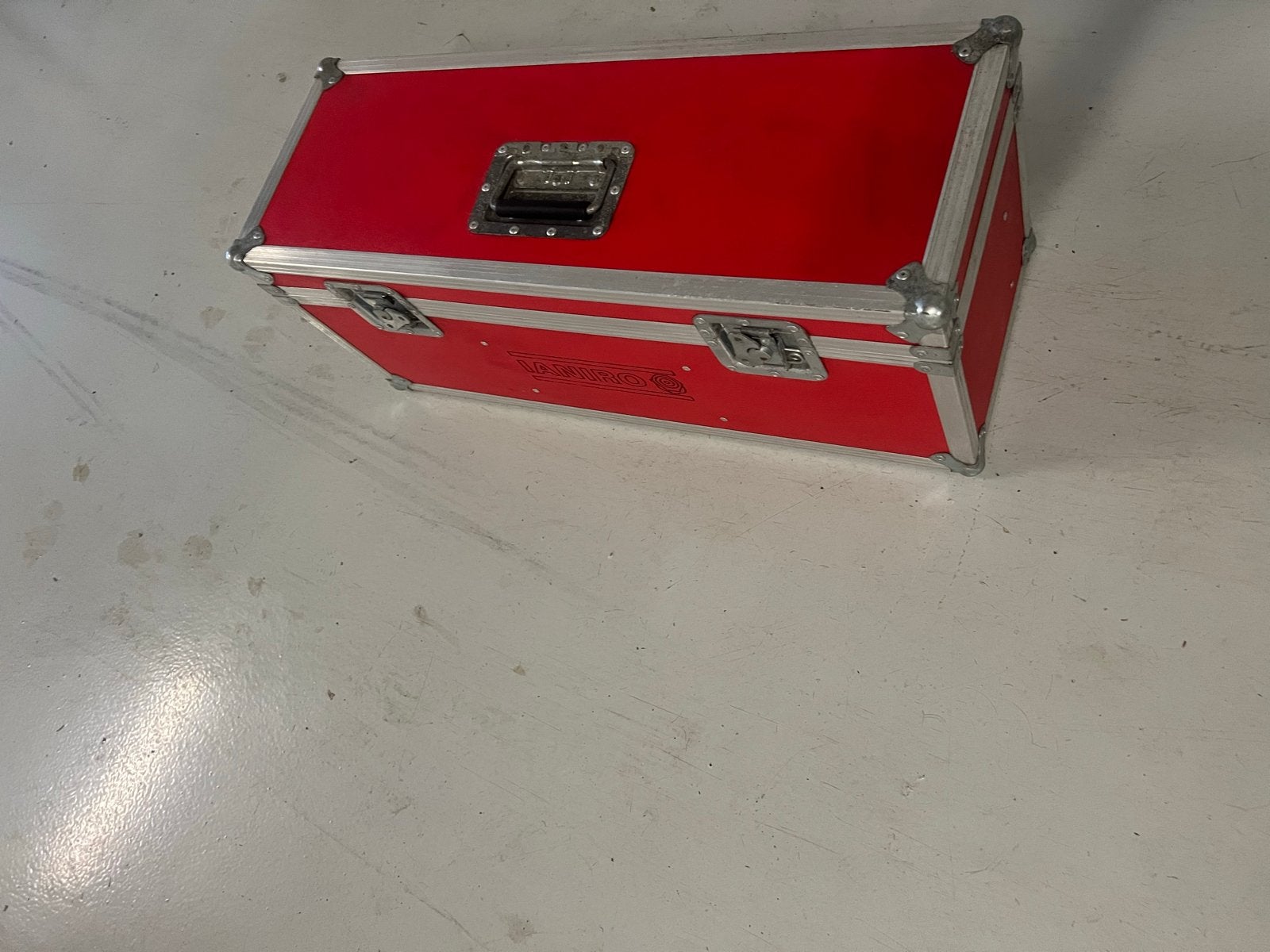 Ianiro Flightcase (Transportkoffer) Rood - Gebruikt, Ophalen of Verzenden, Zo goed als nieuw, Overige instrumenten, Flightcase