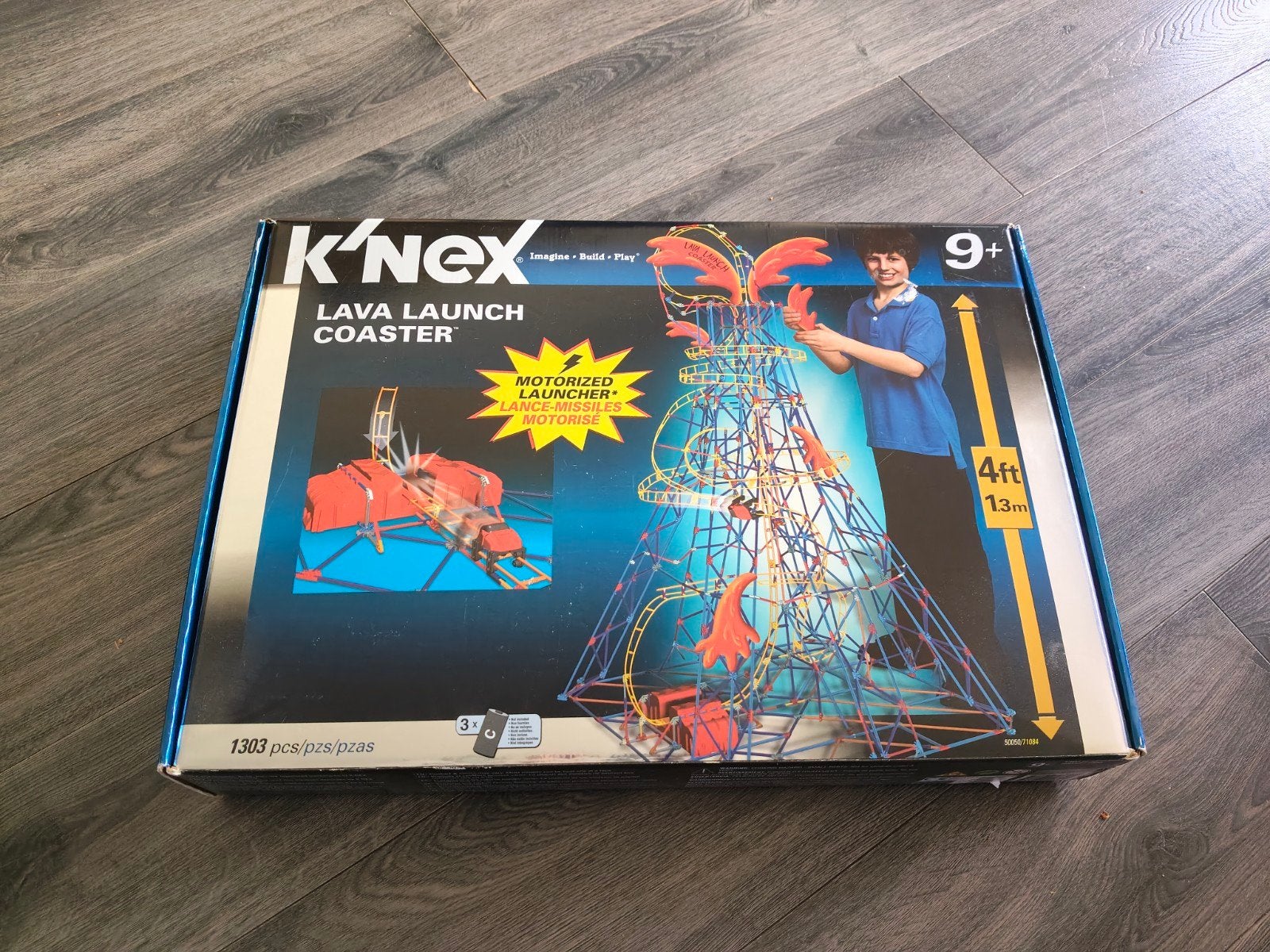 K'nex Lava Launch Coaster - Zo goed als nieuw, Ophalen of Verzenden, Zo goed als nieuw, K'nex