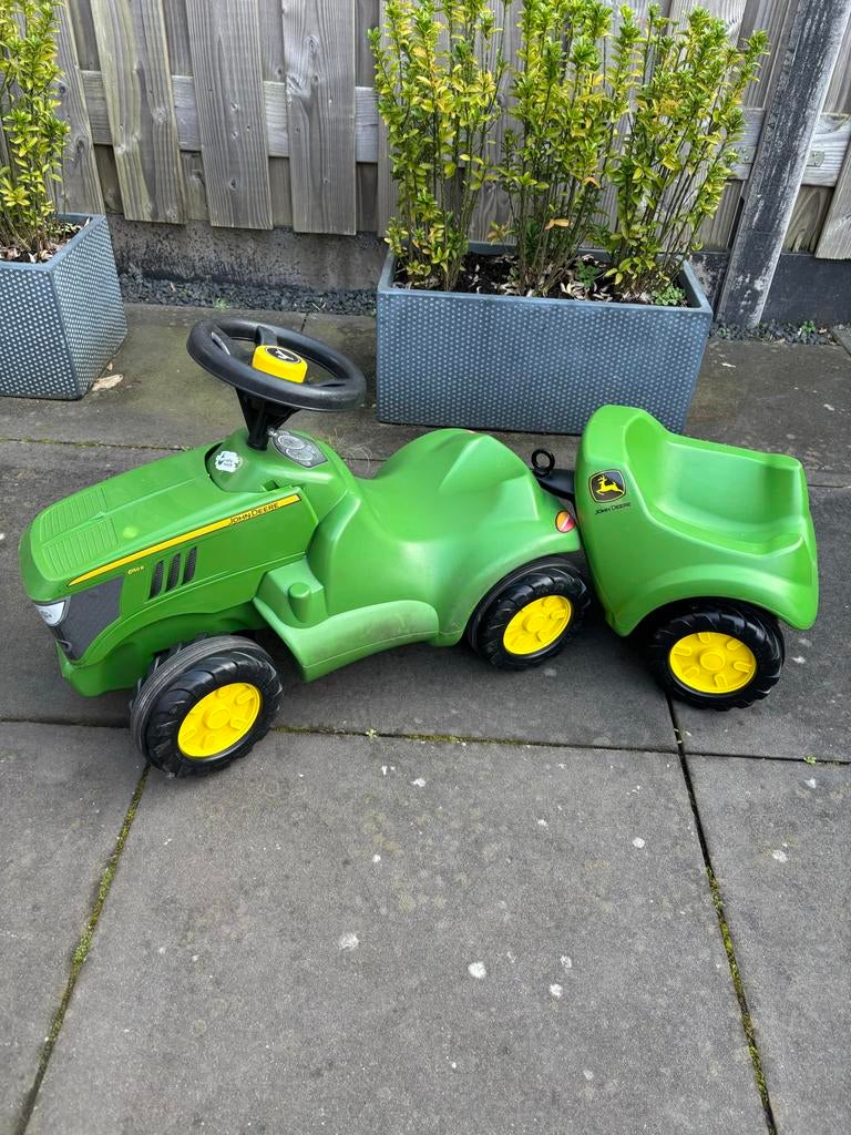 Rolly Toys Minitrac John Deere 6150R met aanhanger, Ophalen, Gebruikt