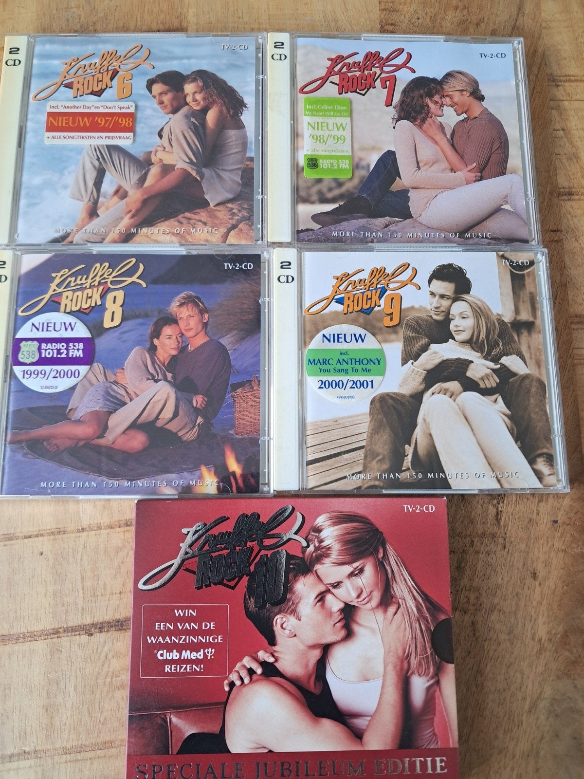 Knuffelrock 5 CD Collectie - Diverse Artiesten, Ophalen, Gebruikt, Verzamelalbum, Pop