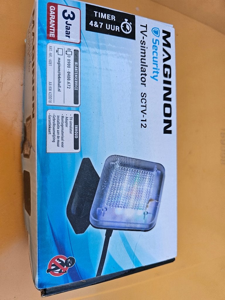 Tv simulator maginon, Ophalen of Verzenden, Zo goed als nieuw, Binnencamera