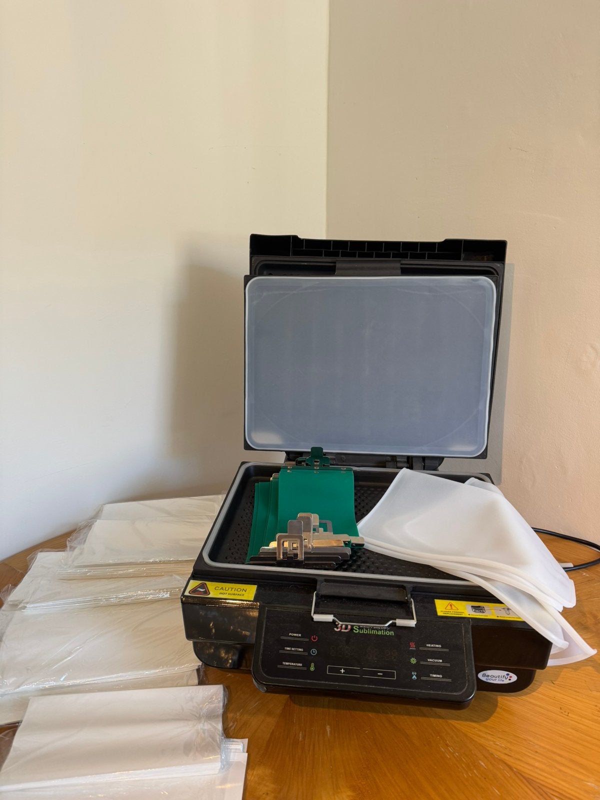 3D Sublimatie Oven - Vacuum oven, Zwart, Gebruikt, Educatief, 3D Sublimation