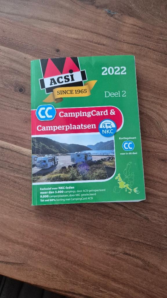 ACSI camperplaatsen 2022 deel 2, Europa, Ophalen of Verzenden, Reisgids of -boek, Gelezen
