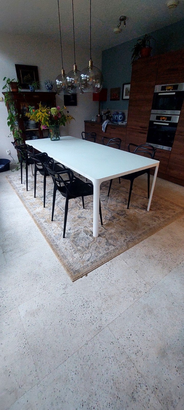 Remadesio eetkamertafel "Flat" 240x100x73cm, Overige materialen, 200 cm of meer, Zo goed als nieuw, Vijf personen of meer