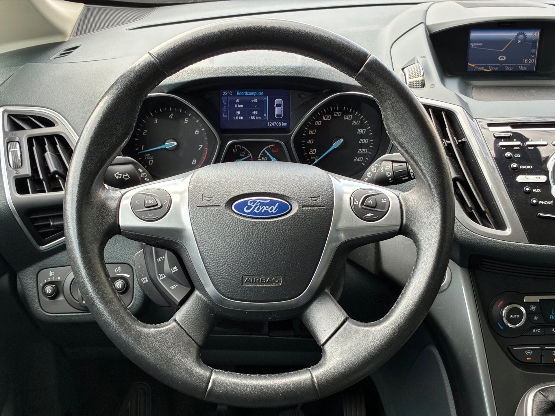 Ford C-Max 1.0 Edition Plus|1e Eigenaar|Camera|Navigatie|PDC, Auto's, Voorwielaandrijving, Euro 5, 125 pk, Gebruikt