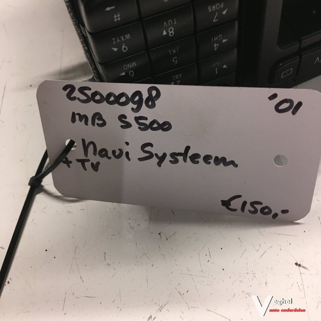 Mercedes S500 2001 25000098 Navigatiesysteem met tv , en ver, Gebruikt, -, -, Ophalen of Verzenden