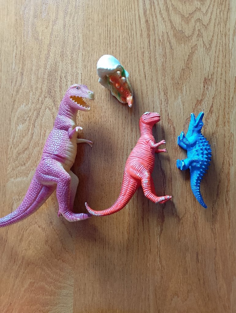 4 verschillende Dinosaurussen / dino ‘s, Ophalen of Verzenden, Gebruikt