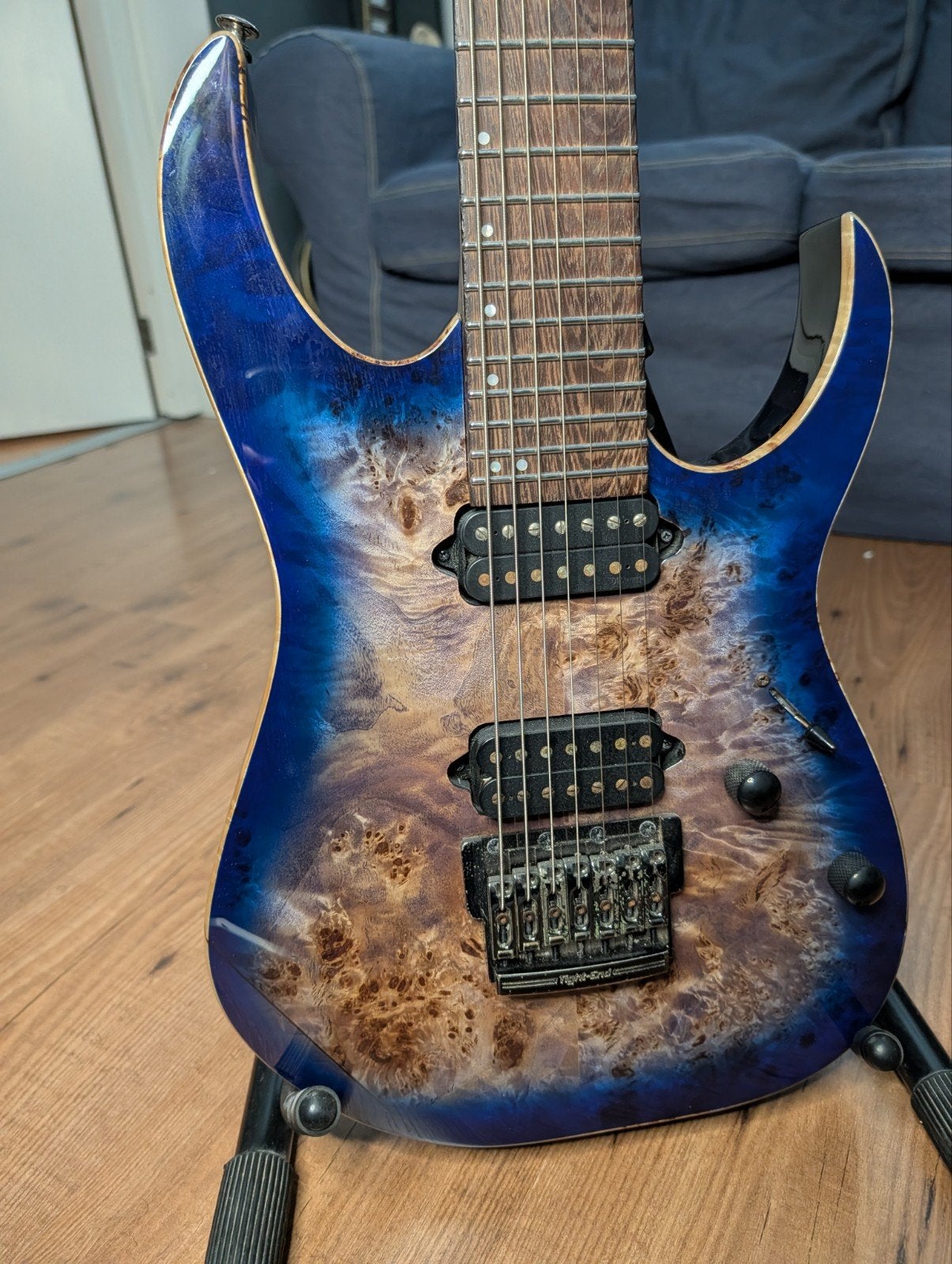 Ibanez 7 string Premium, Ophalen of Verzenden, Gebruikt, Solid body, Ibanez