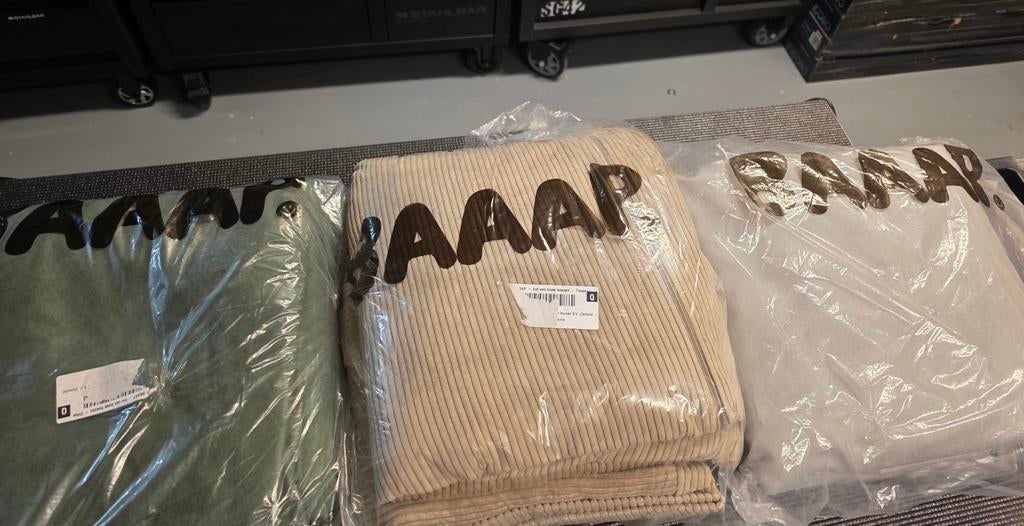 Baaap - Set losse hoezen (meerdere kleuren), Huis en Inrichting, Woonaccessoires | Kussens, Nieuw, Ophalen of Verzenden, Onbekend