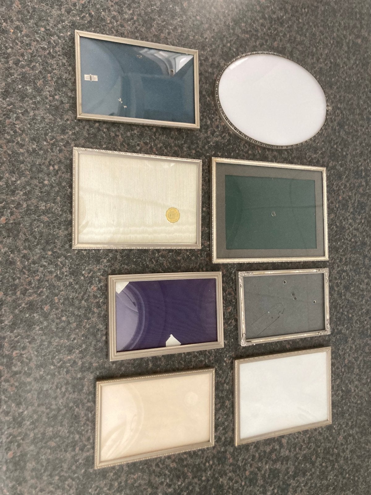 FOTOLIJSTJES VAN METAAL VINTAGE, Ophalen of Verzenden