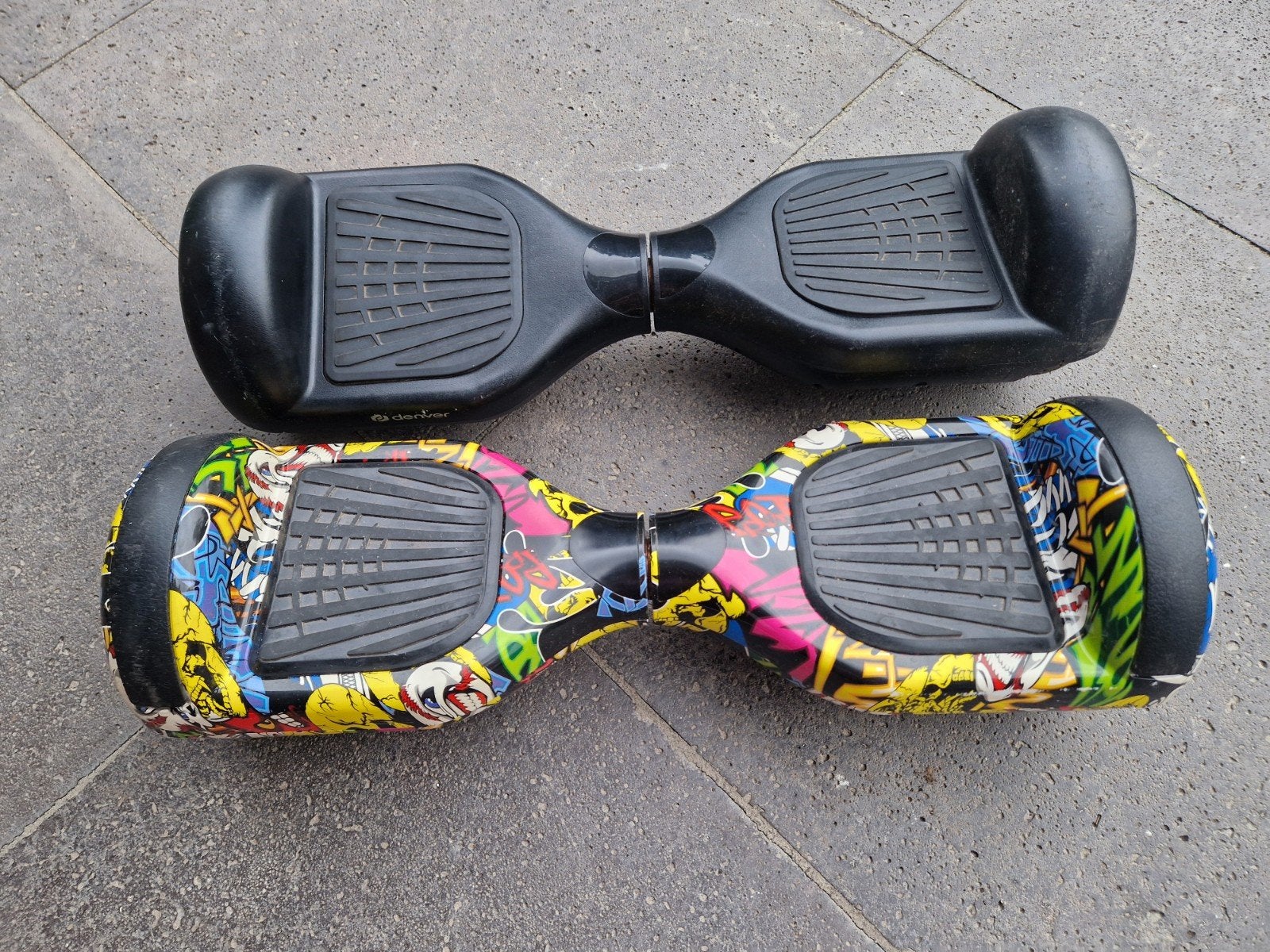 2x Hoverboard zwart en graffiti, Ophalen of Verzenden